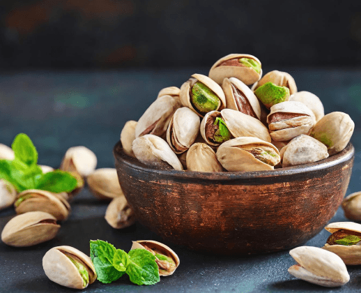 American pistachios with rich flavor and perfect crunch